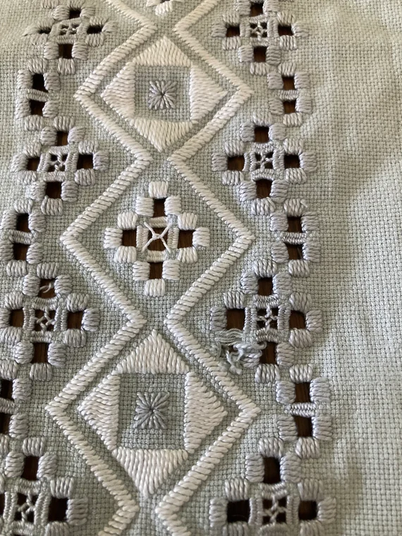 Norwegian Hardanger Embroidery , Vintage Norwegian Textile , Nordic Table  Runner, Norwegian Folk Art - Etsy