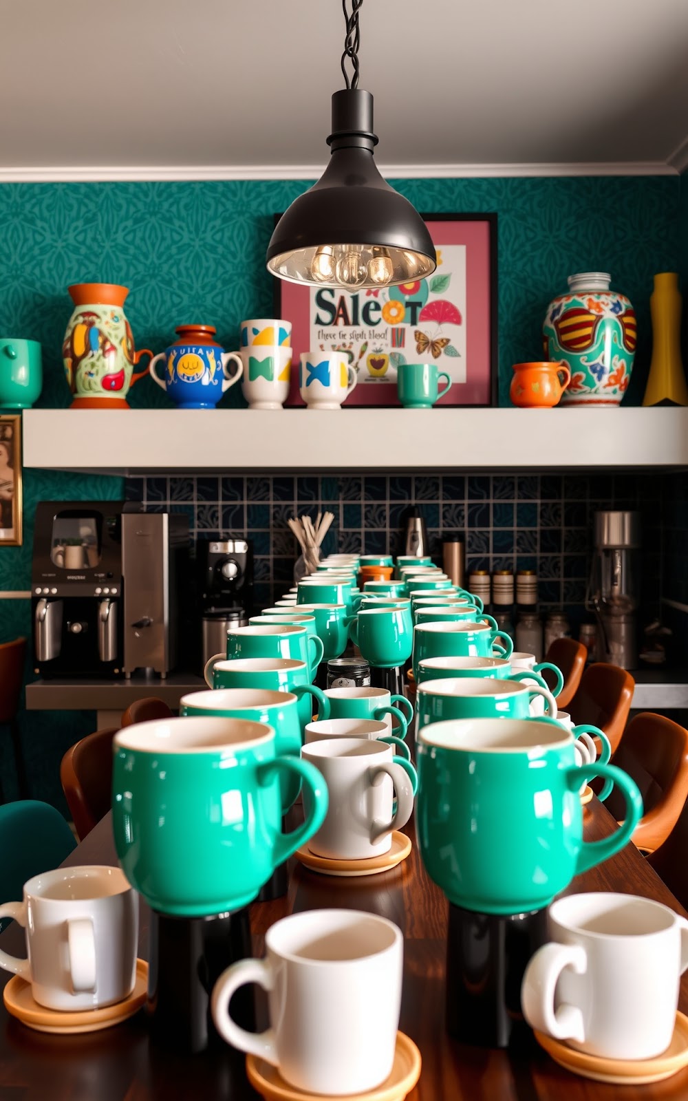 Bold Color Coffee Bar