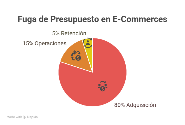 Fuga de presupuesto en e-commerces