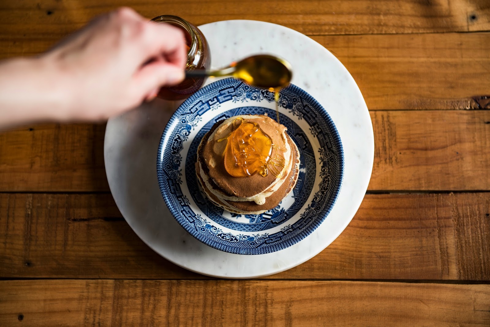 Pure Vermont maple syrup, accompanied by locally crafted treats.