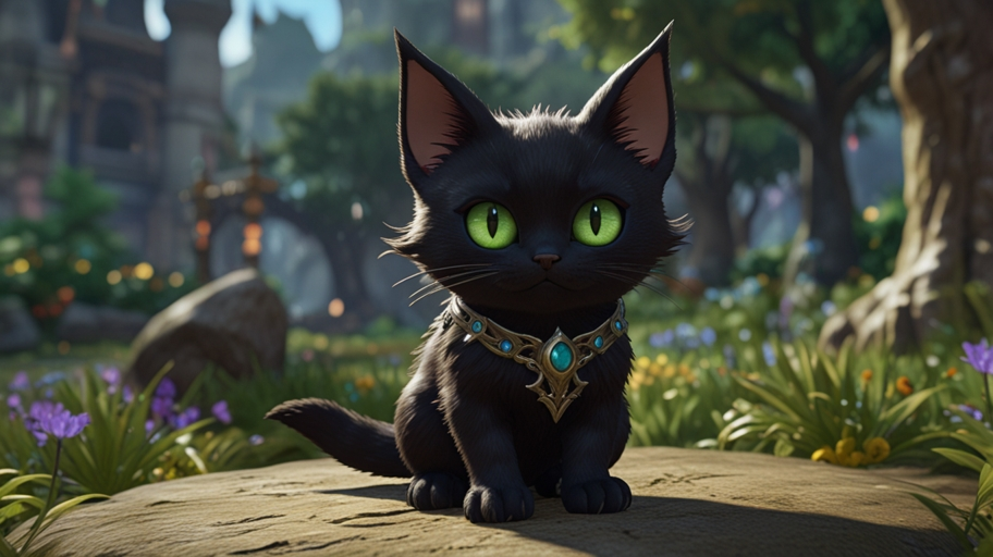 Black Kitten Lunala Doli FFXIV