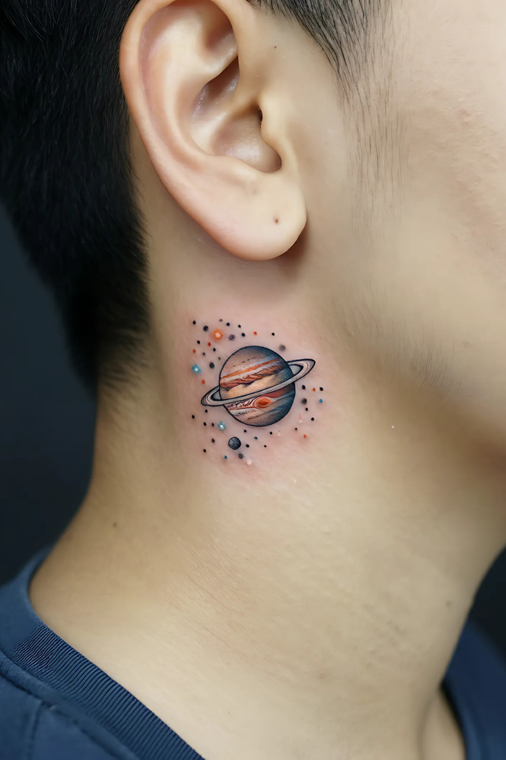Jupiter in Orbit Tattoo