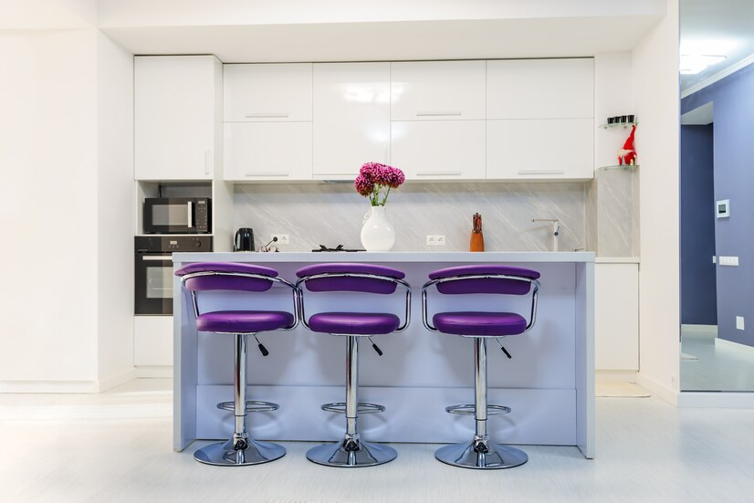 purple kitchen