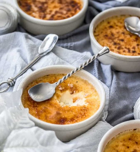 eggnog creme brulee