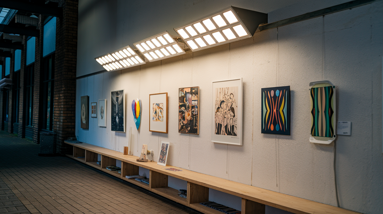 gallery wall light over 3x3 battery operated