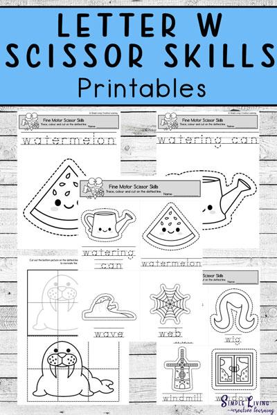 Letter W Printables