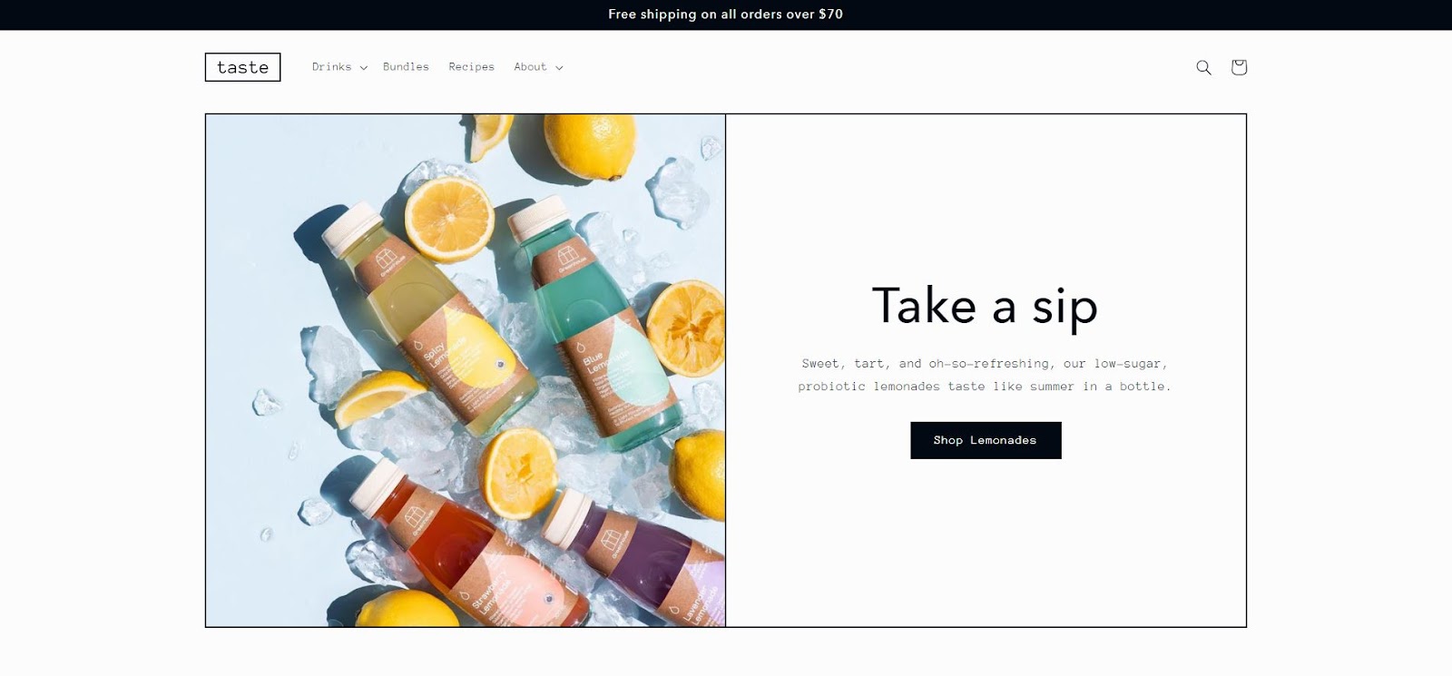 Taste shopify theme