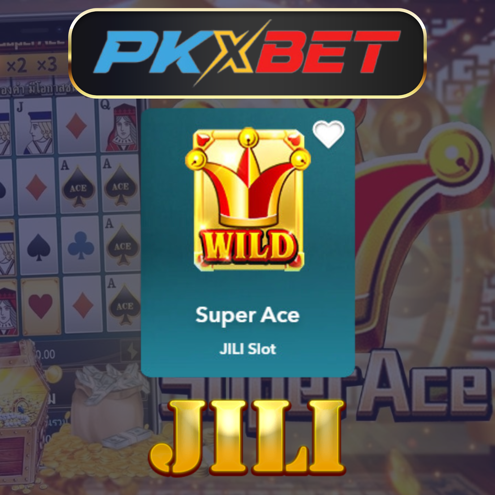 Manalo ng malaki sa PkxBet Slots na Super Ace mula sa Jii 