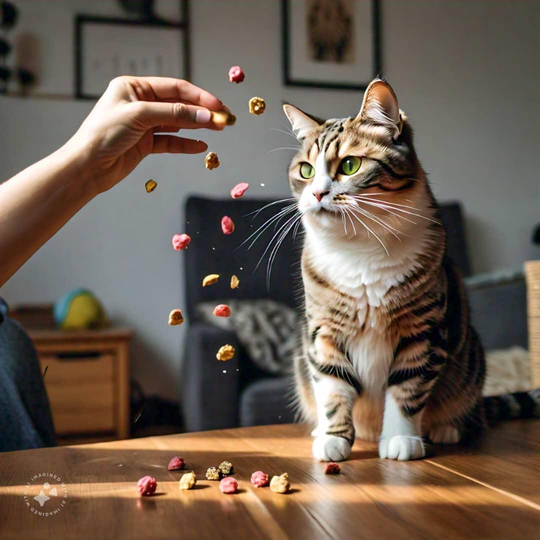 Slow-motion Treat Catching