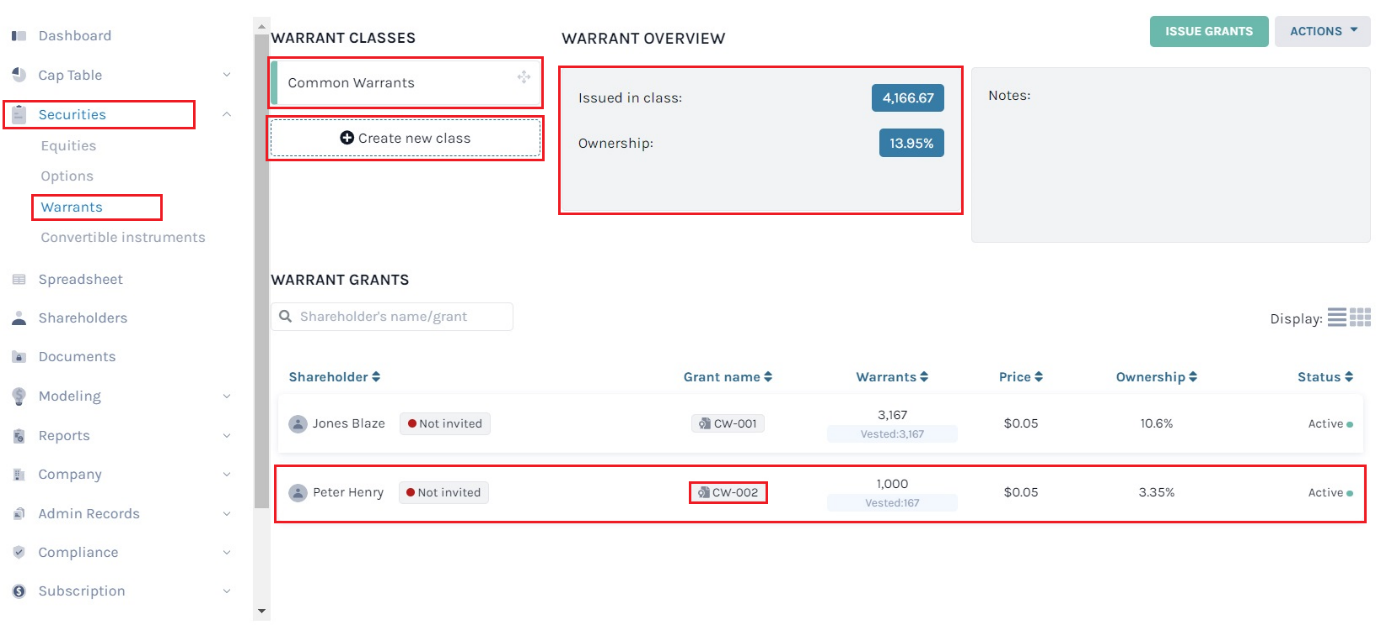 warrant overview 