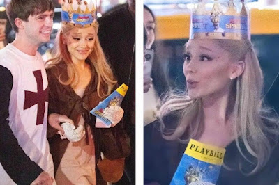 Ariana Grande spends Halloween night supporting rumored boyfriend Ethan  Slater's new Broadway show