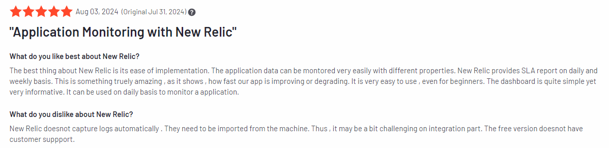 New Relic review