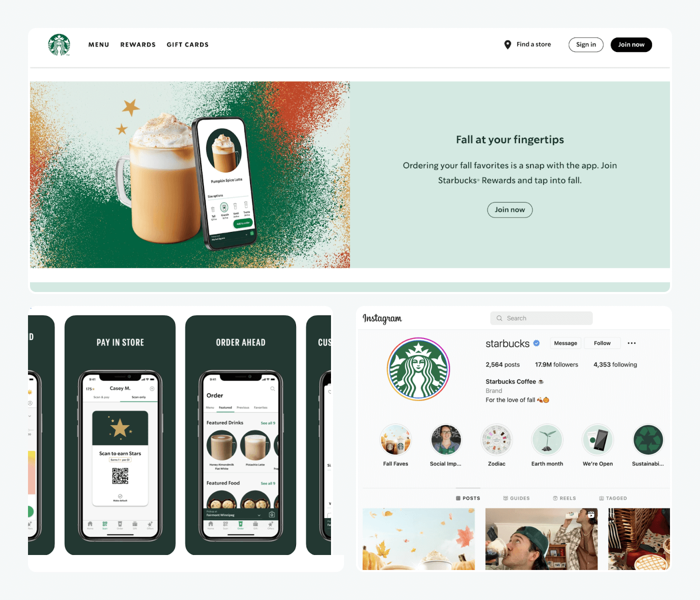 How is Starbucks using omnichannel marketing trends? 