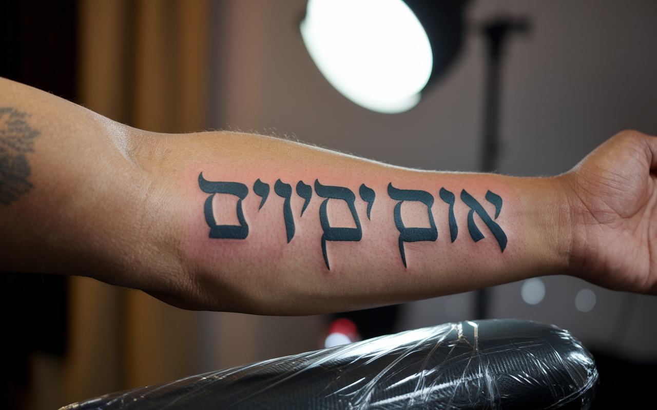 Tattoo Cost 4 Inches Hebrew Tattoo Near Me