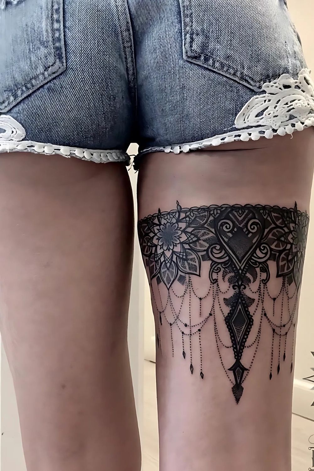 Back Thigh Tattoo