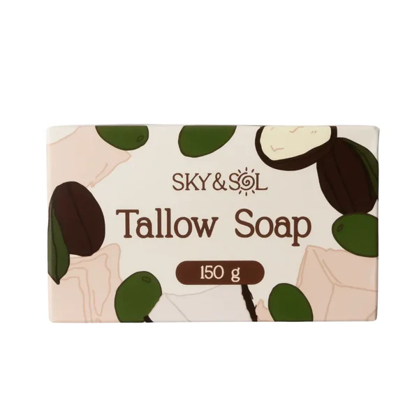 Discover natural cleansing with Sky &amp; Sol's Tallow Soap for nourished skin