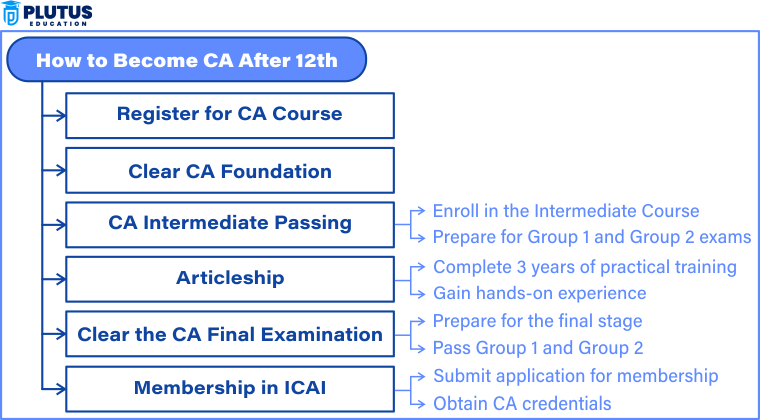 How to Become CA After 12th