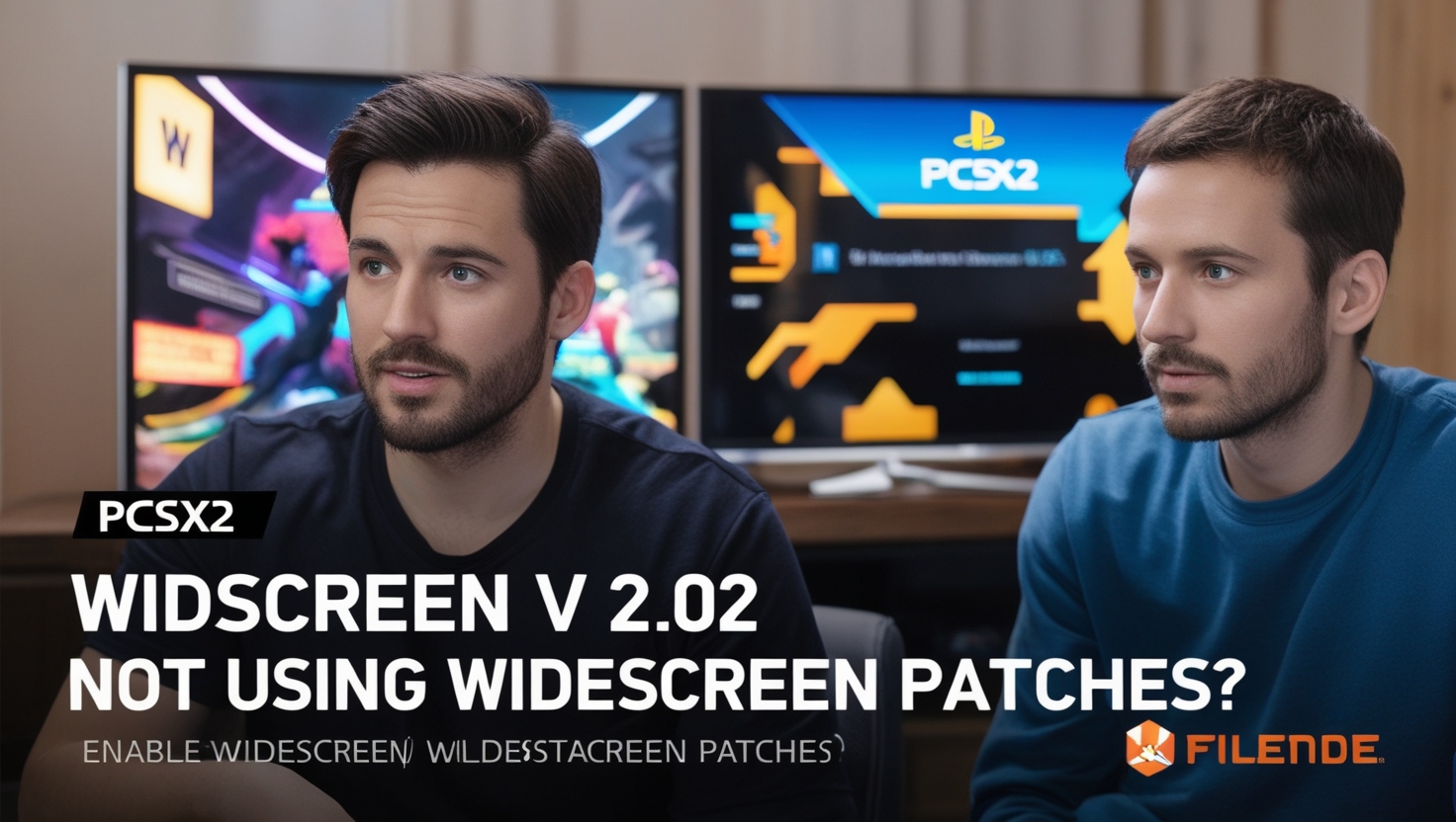 PCSX2 v 2.02 Not using Widscreen Patches