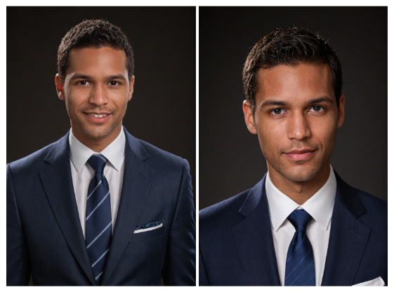 AI Black Male Headshot Examples 1