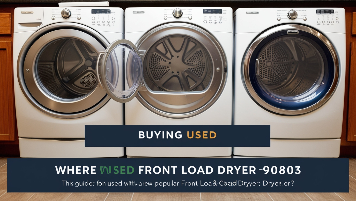  Where to Buy Used Front Load Dryer 90803 Craig​​: A Complete Guide