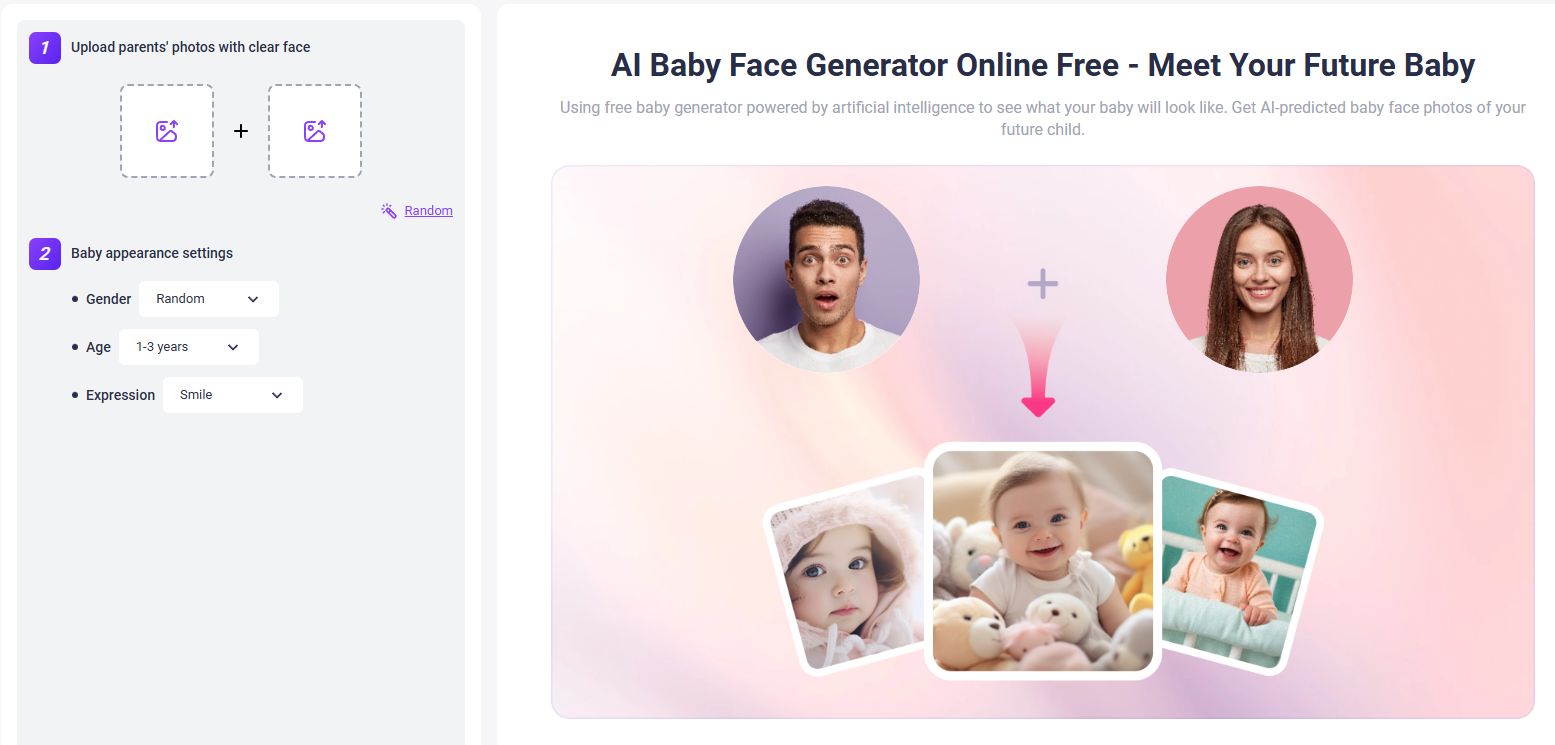 Meet Your Future Baby with AI Baby Face Detector