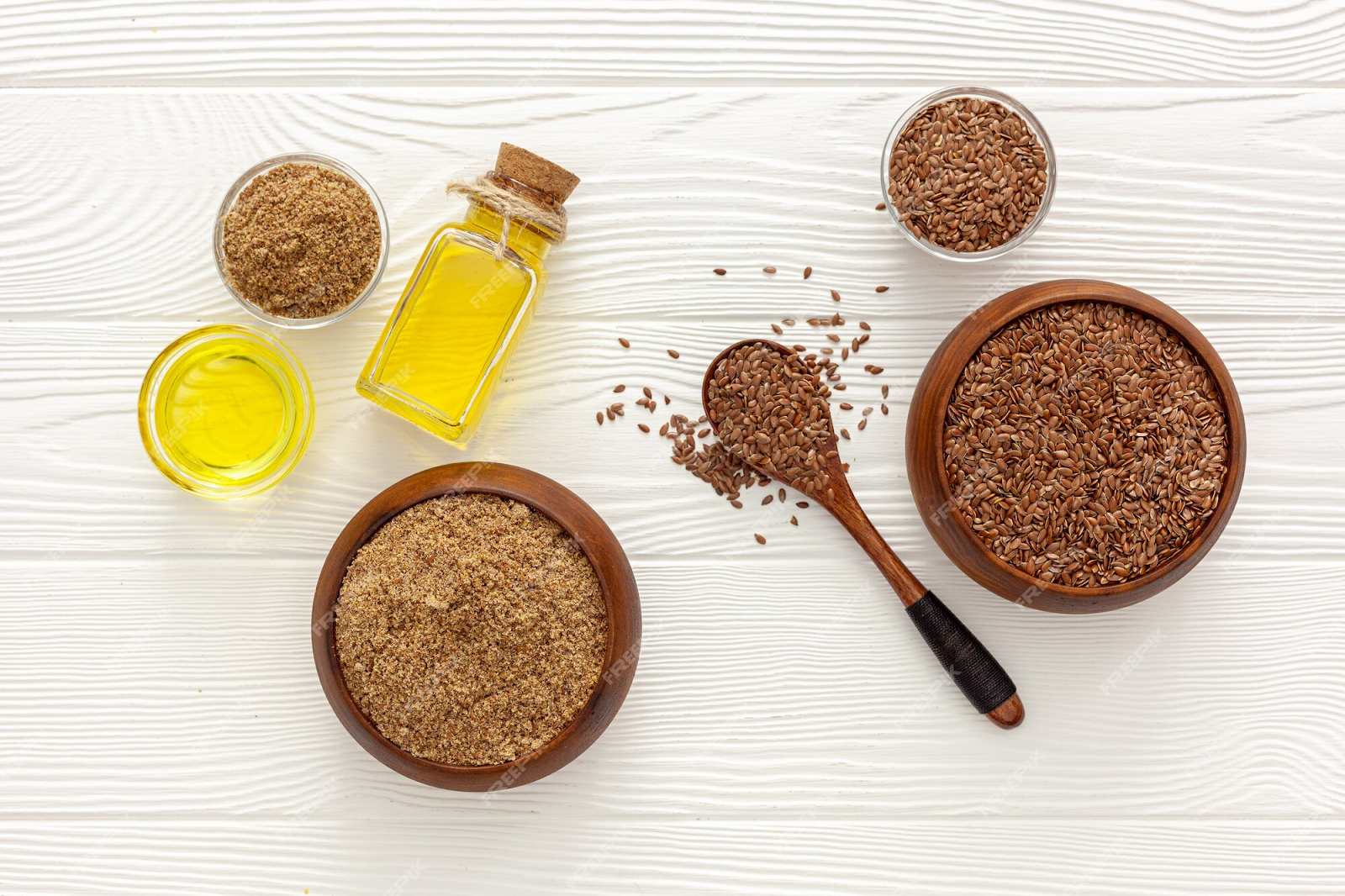 Flax seeds and flax oil
