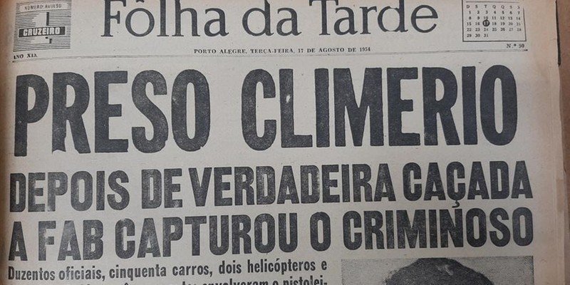 Folha da Tarde de 17 agosto 1954