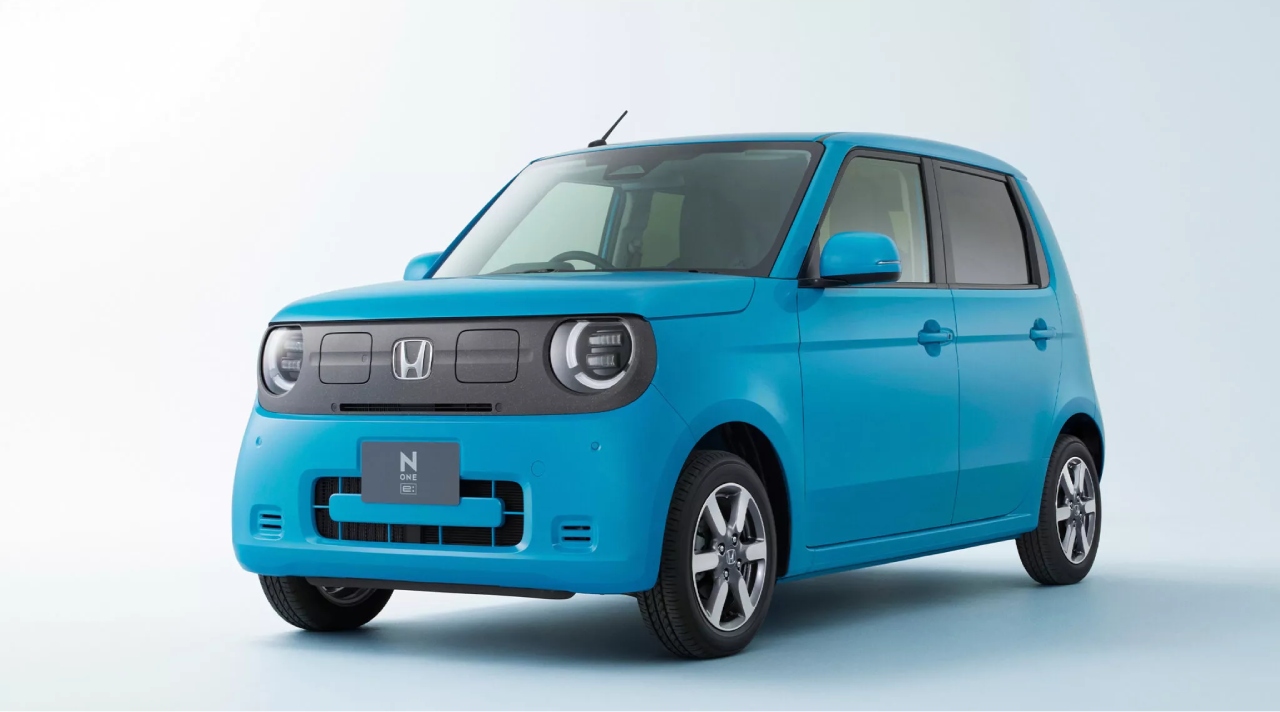 Honda N-One e: compact electric car offering practical urban mobility with innovative V2L technology to power homes and devices. 