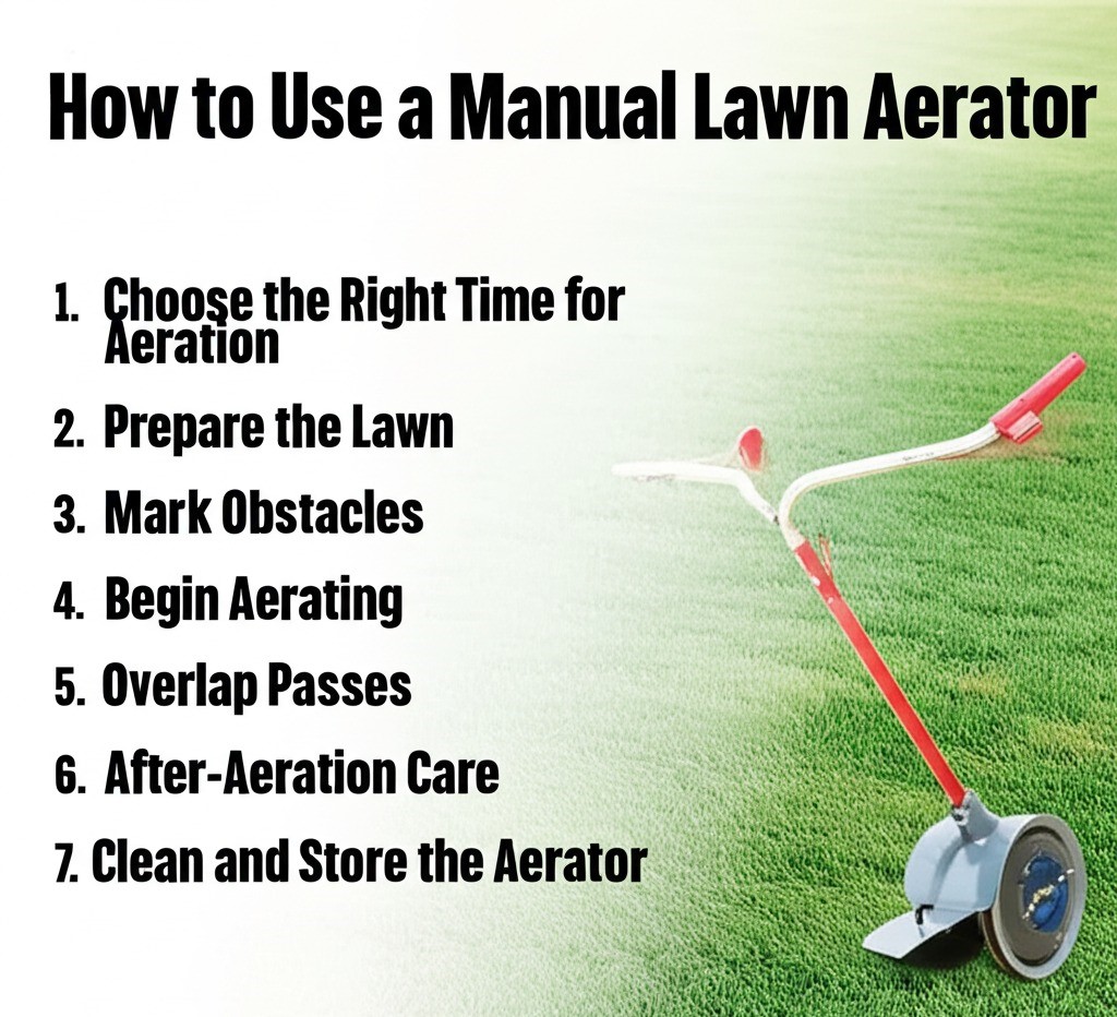 How to Use a Manual Lawn Aerator