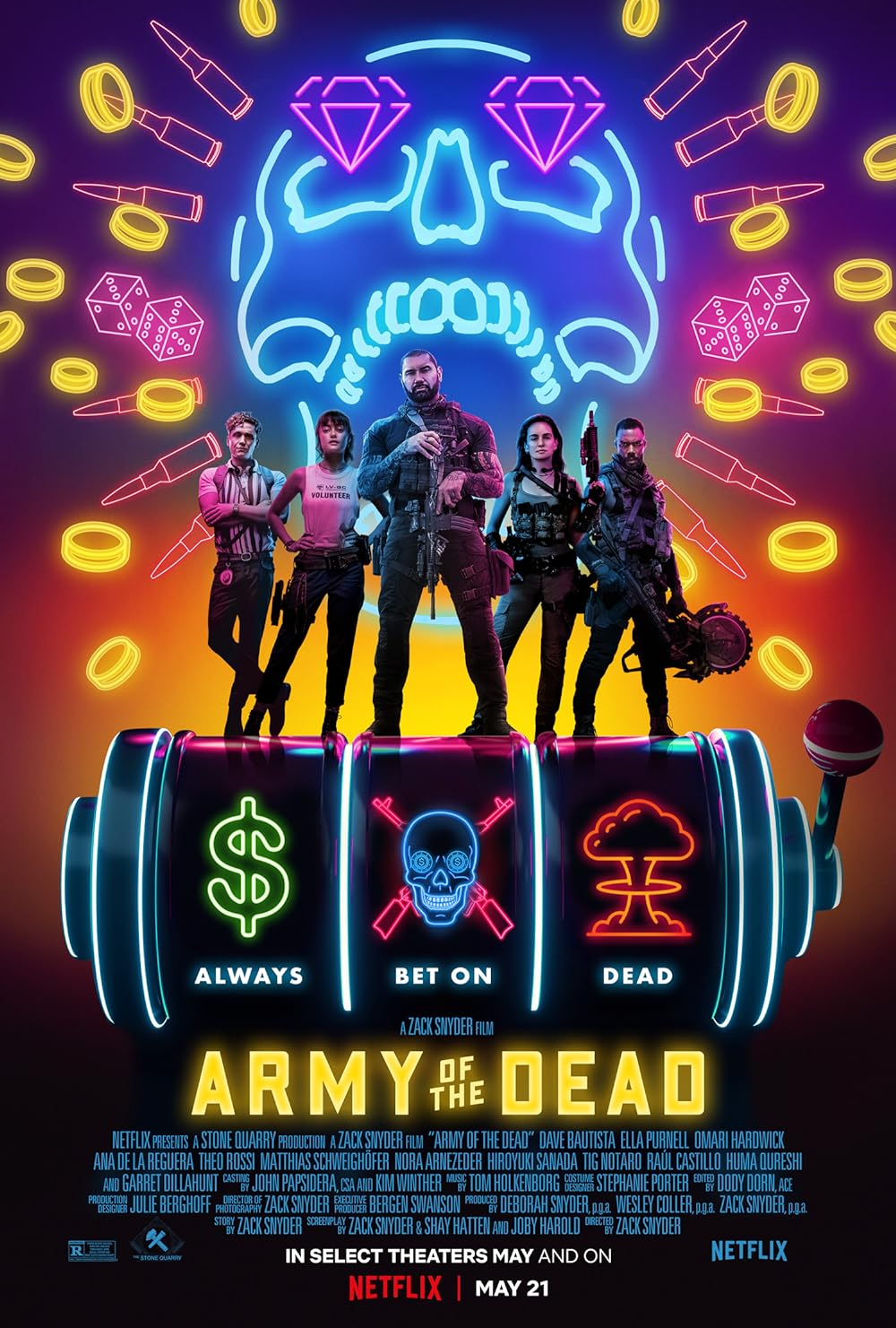 Army Of The Dead- zombie movies on netflix