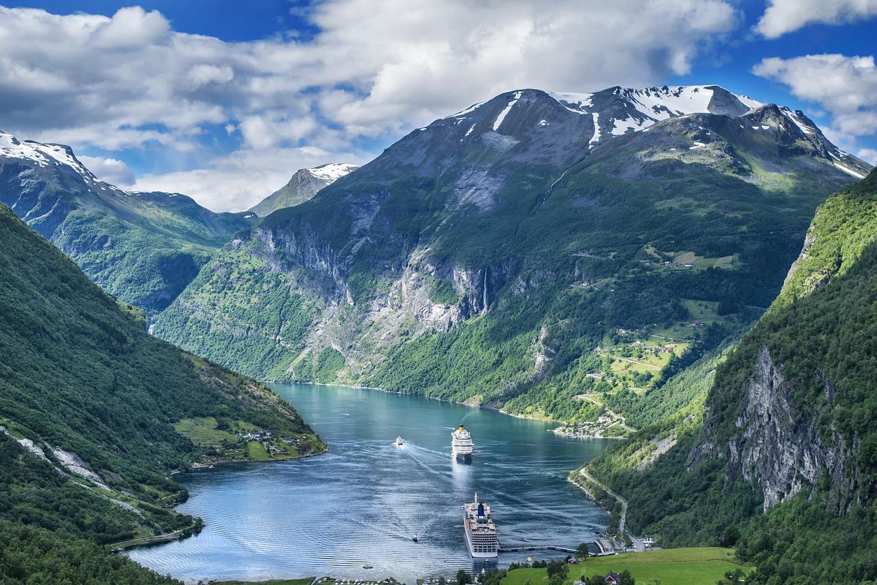 Fiordes, Noruega, Panorama