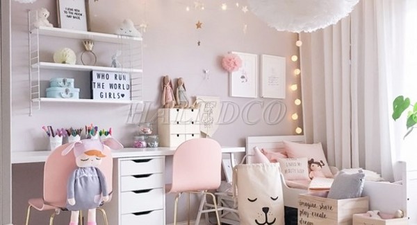 Dây đèn trang trí phòng ngủ cho bé gái