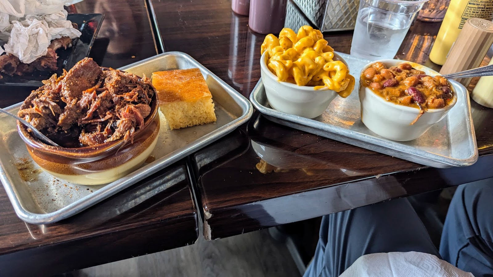 meal at Garage pit bbq and saloon