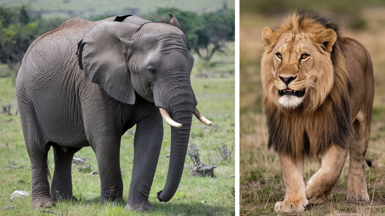 How Do Elephants and Lions Use Carbohydrates