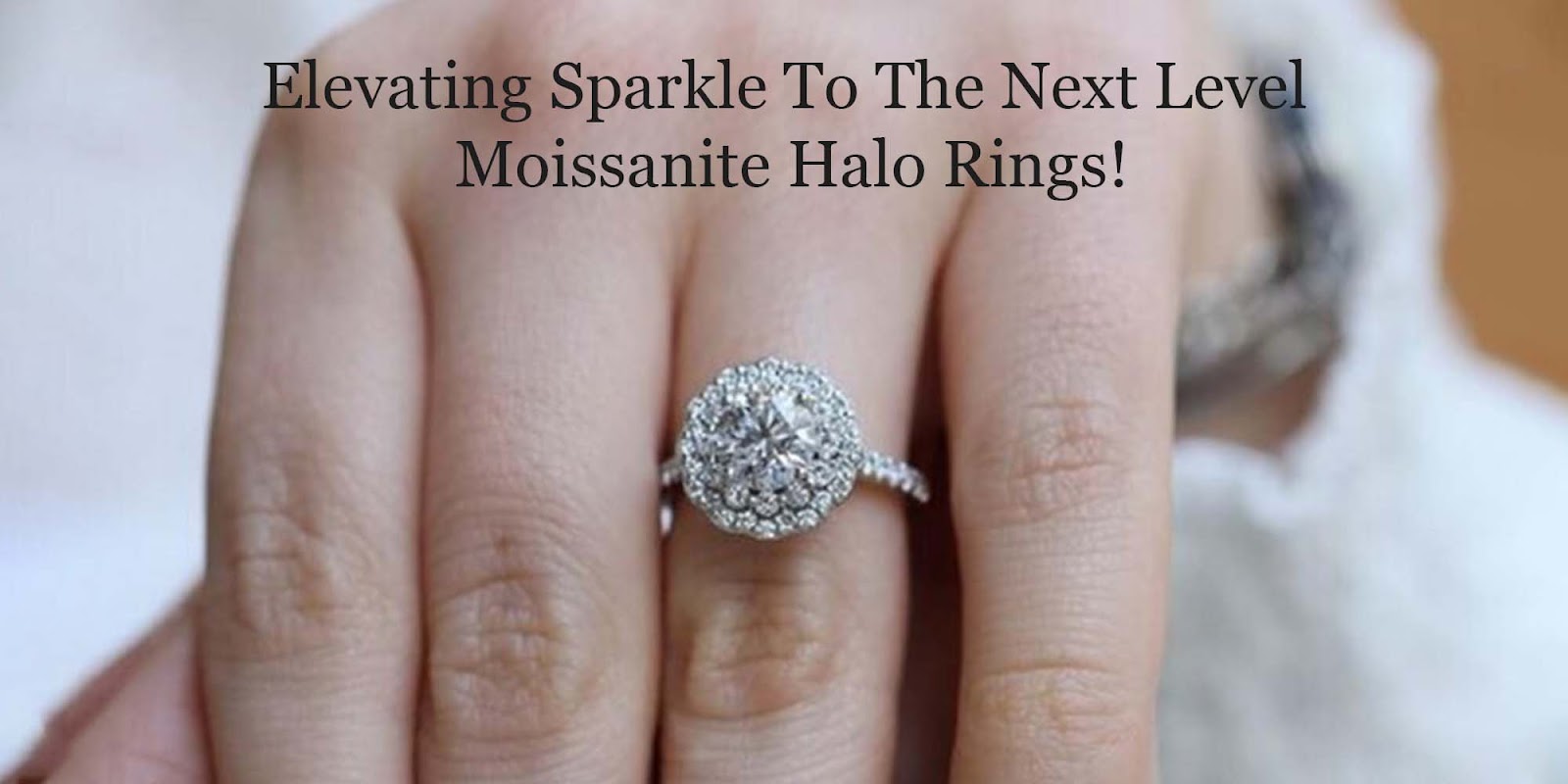 Moissanite Halo Rings
