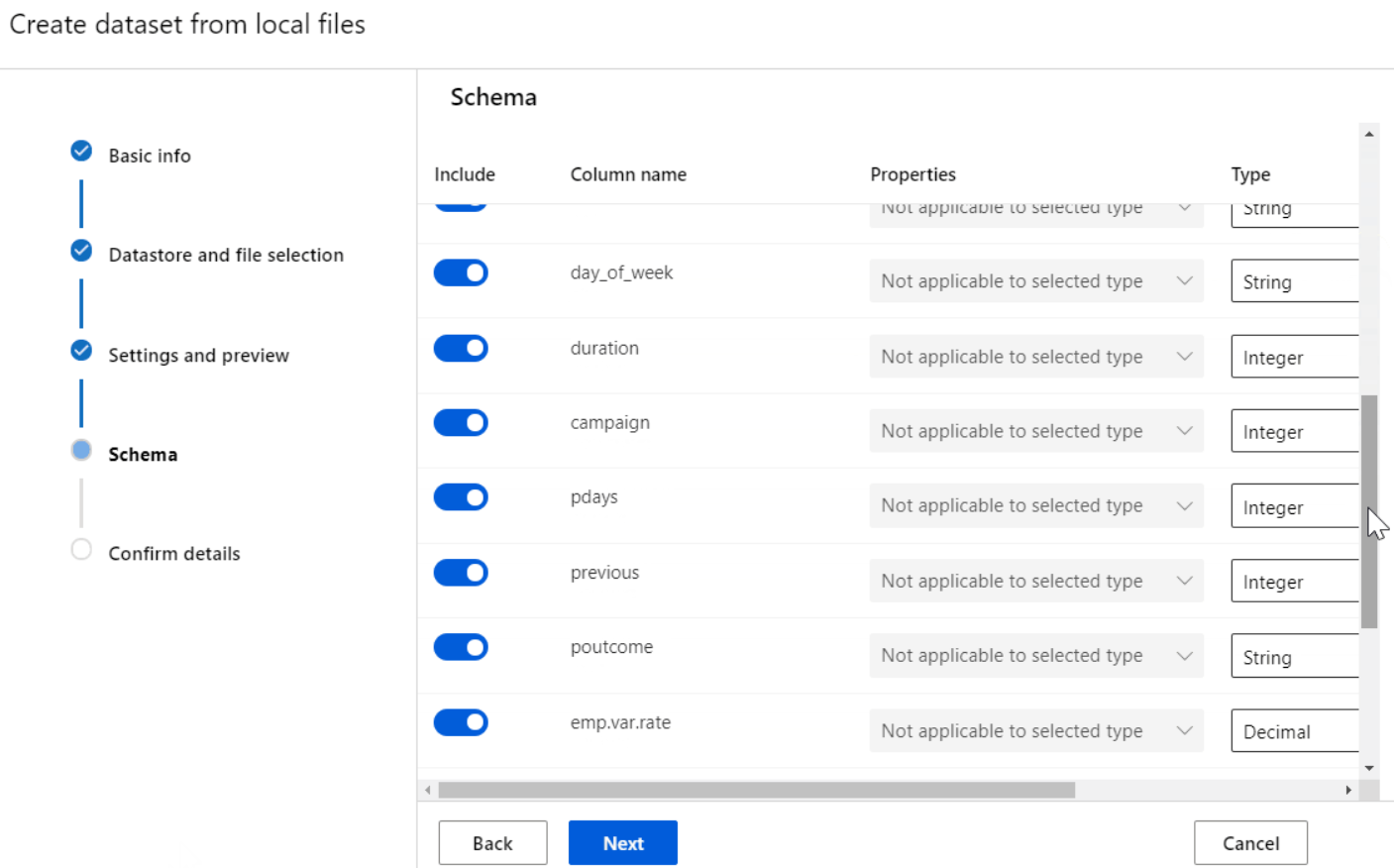 Create a databases