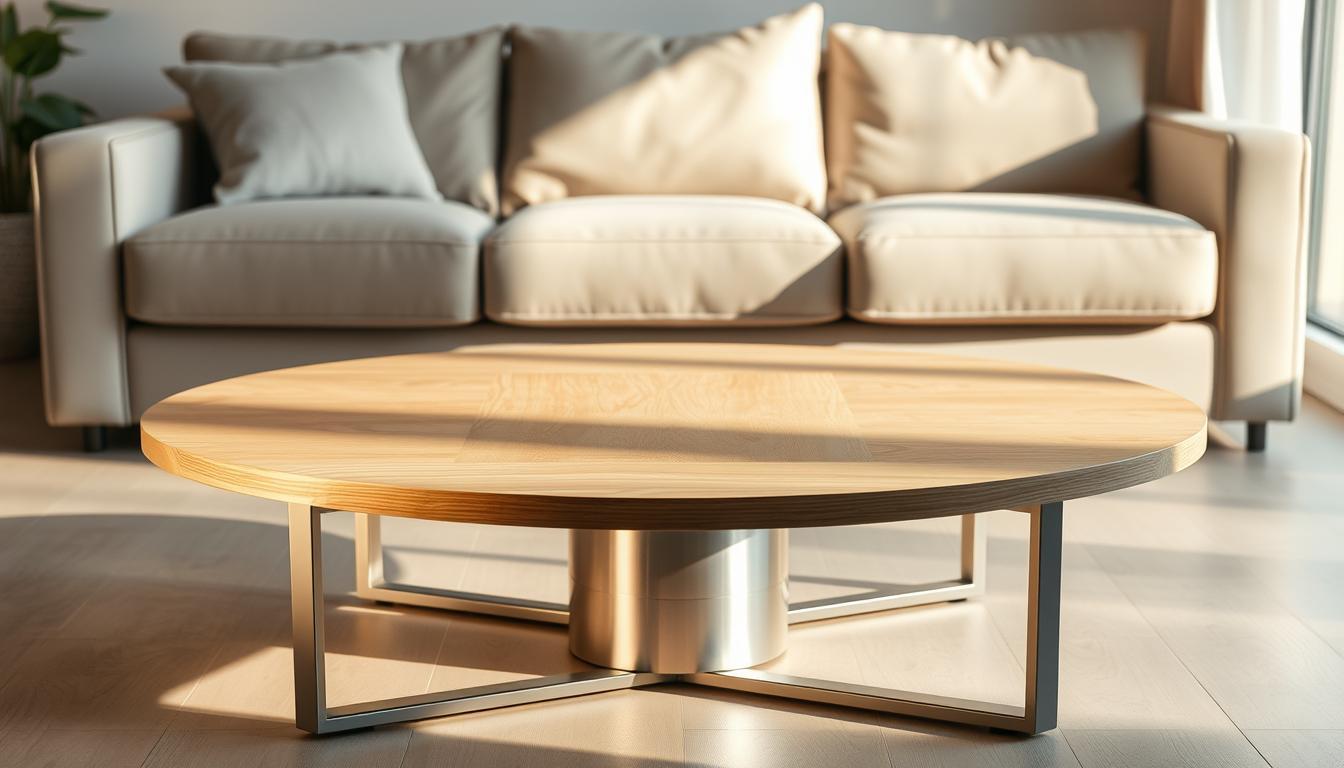 ronde salontafel bij hoekbank