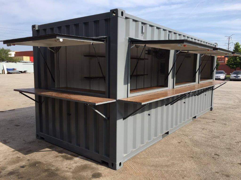 shipping container concession stand