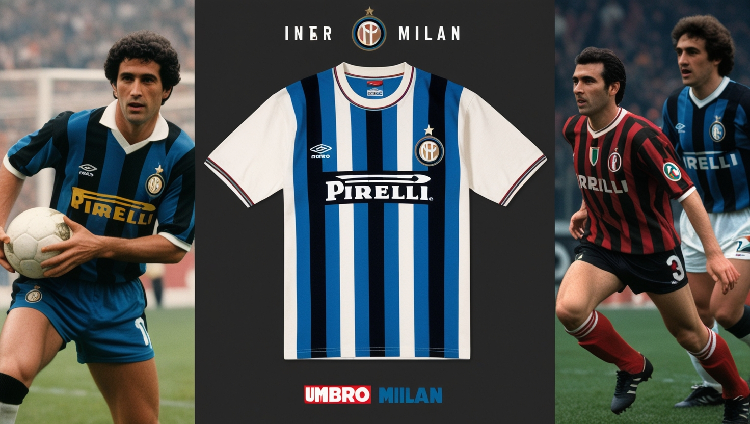  Exclusive Inter Milan Tee Vintage Football Area Umbro Pirelli – A Must-Have for True Fans!2024