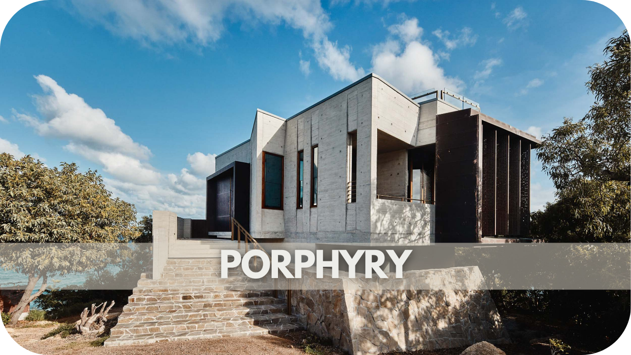 Natural Stones for Exterior Facades: Porphyry