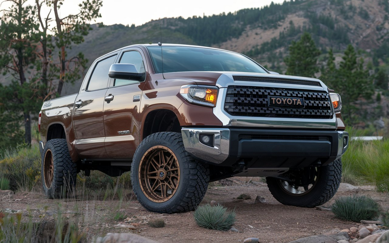 Fuel Rebel Bronze 22x10 Toyota Tundra 2018 Wheels