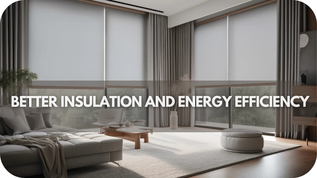 Closing your blinds at night helps trap heat, boosting insulation and cutting energy costs.