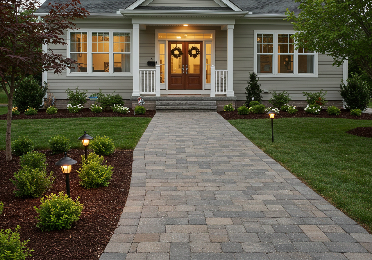 Paved Walkways for Charm