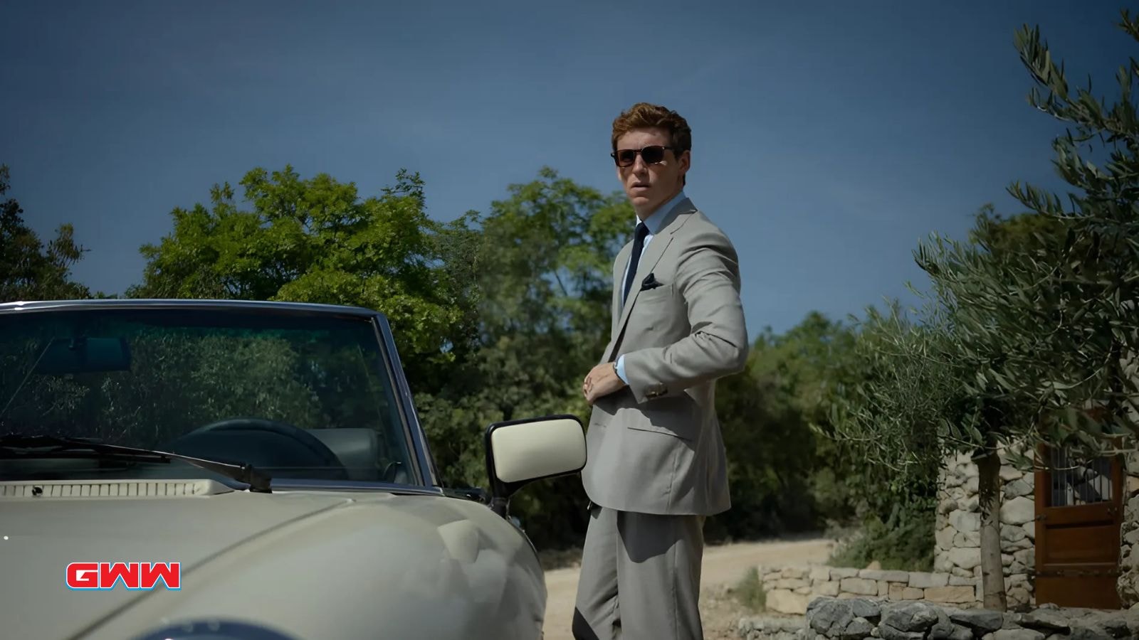 Eddie Redmayne as Jackel in The Day of the Jackal