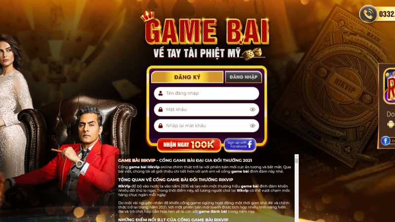 Cổng Game Rikvip