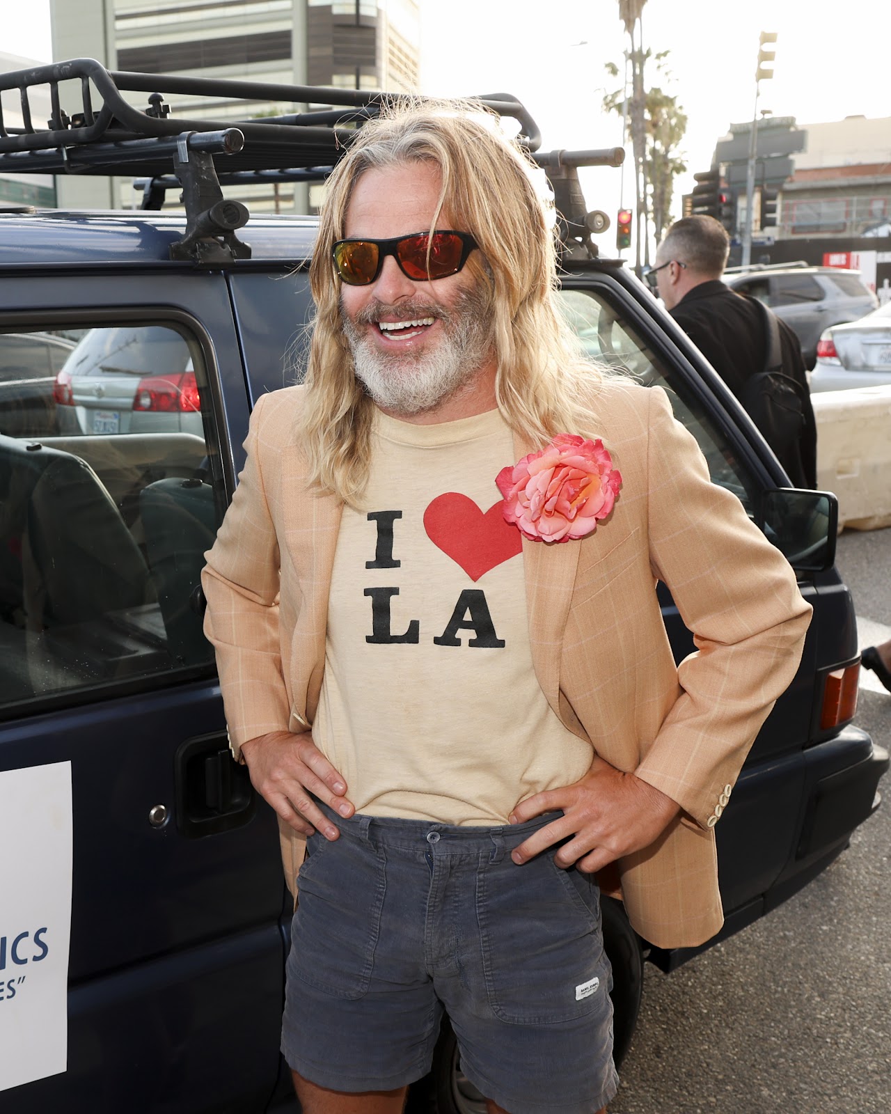 The celebrity at the Los Angeles premiere of "Poolman," 2024 | Source: Getty Images