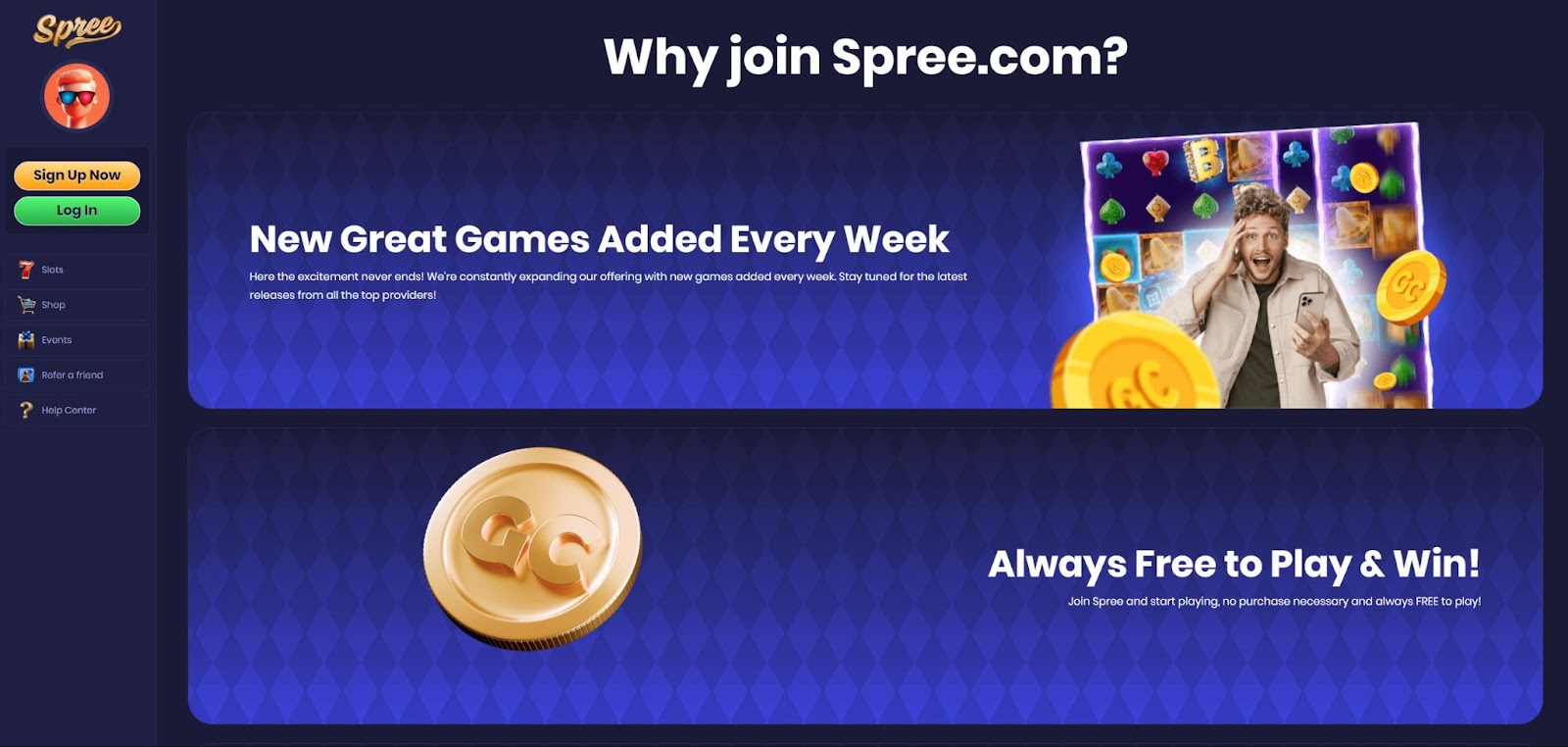 Spree sweepstakes casino