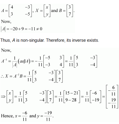 NCERT Solutions class 12 Maths Determinants