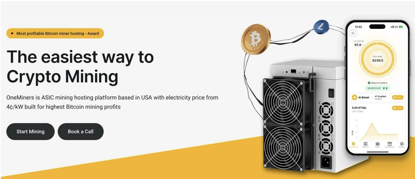 OneMiners Leads the Pack as Most Profitable Bitcoin Mining Platform with Hosting in 2025