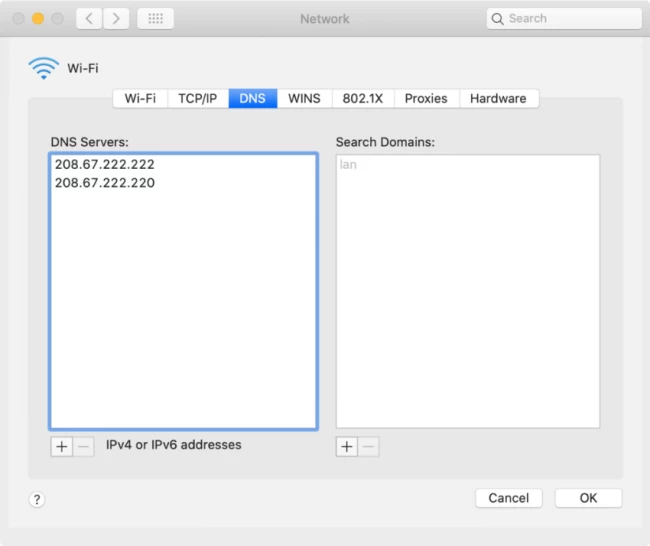 dns probe finished nxdomain